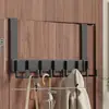 Gancho de Porta, Gancho de Parede para Casacos de Quarto, Organizador de Armazenamento Forte de Parede para Cozinha e Banheiro, Cabide de Porta para Entrada