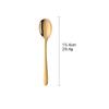 Cuchara de acero inoxidable 304 de nuevo estilo, cuchara de sopa con gradiente chapada en titanio de mango largo para el hogar, cuchara pequeña, cuchara de estilo coreano, cuchara de acero inoxidable