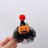Accesorios para el cabello de Halloween, diadema con lazo negro de calabaza, linda horquilla para el cabello para niños que combina con todo, diadema divertida para disfrazarse en festivales.