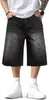 Amazon 2026 Verano Hombres Versátiles Jeans de Trabajo Pierna Ancha Rectos Cómodos Elegantes Pantalones Cortos en Stock