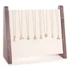 Soporte de Madera de Nogal para Joyería Almacenamiento Soporte para Pendientes Colgador para Collares Soporte de Exhibición para Pulseras Soporte para Anillos Accesorios