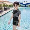 Trajes de Baño Nuevos para Niños y Niñas, Trajes de Baño de Verano de Manga Larga de Dos Piezas para Niños Pequeños, Medianos y Grandes, Trajes de Baño Profesionales para Bebés, Al Por Mayor