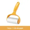 Rolo Adesivo para Remover Pelos de Roupas, Removedor de Pelos de Animais, Limpeza de Poeira de Sofá e Chão, Folhas para Atacado