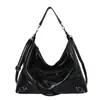 Bolsa Vintage de Gran Capacidad para Mujer con Acabado de Aceite, Nueva Moda 2026 Bolso de Hombro Cruzado para Viajes Diarios, Bolso Hobo de Alta Gama