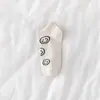 Calcetines calcetines de mujer primavera y verano finos ins de moda cara sonriente calcetines de corte bajo estilo japonés celebridad de Internet calcetines de tobillo bajo blanco y negro