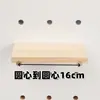 Tablero de agujeros de madera accesorios de madera maciza fabricantes al por mayor estante de ganchos de tablilla de cerillas estante de caja estante de pared comercio exterior