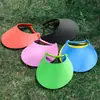 Sombrero de Eva de Alta Elasticidad Ajustable con Parte Superior Abierta Que No Aprieta la Cabeza, Sombrero de Sol para Proteger del Sol en Verano para Adultos y Niños, Gorro de Ducha Protector de Orejas