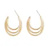 Nuevos Pendientes Versátiles y Elegantes para Mujer, Tachuelas de Lujo Ligero, Pendientes Únicos y Versátiles de Celebridad de Internet Coreana, Venta al por Mayor Transfronteriza Europea y Americana