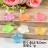 Novo Desenho Animado Estrela do Mar Fluorescente Acessórios de Resina Atacado Feito à Mão DIY Material Tiara Acessórios de Cabelo Capinha de Celular Ímã de Geladeira