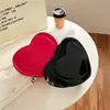 Bolsa Pequena Coração de Pêssego Fofa Feminina 2024 Nova Moda Tendência Bolsa Transversal Estilo Ocidental Simples Popular Bolsa Feminina Bolsa de Ombro