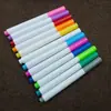 Cor giz líquido sem pó apagável LED caneta para quadro de luz fluorescente crianças grafite pintura caneta para quadro negro atacado