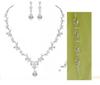 Collar de Cristal Estilo Chen Hao Transfronterizo para Mujer, Venta Directa del Fabricante, Estilo Indio Dubái para Novias