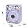 Nuevo Estuche Protector Transparente de Cristal Transparente Fujifilm Instax Mini13 para Cámara de Mano/Bandolera/Bolsa