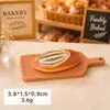 Brinquedo de Comida em Miniatura Simulada Saco de Pão com Água Alcalina Baguete Europeia Creme de Confeitar Acessórios DIY Boneca de Bolo Casa de Bonecas Decoração de Mesa