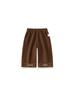 Ropa Infantil Bangxuan Invierno Nuevos Productos Pantalones de Encaje para Niños Pantalones de Pierna Ancha para Niñas Pantalones Largos de Pana Bordados Pantalones para Niñas