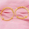 Vietnam oro azúcar cuadrado pequeño pulsera push-pull celebridad de internet cuentas láser bloque pequeño de oro pulsera de oro roto suministro para mujer mayoreo
