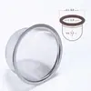 Colador de té Filtro de té Filtro para tetera Filtro de acero inoxidable Filtro de hojas de té Kung Fu Estilo japonés Pequeño Transparente