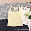 Camisole Sexy Nova Estilo Primavera e Verão sem Costas para Mulheres, com um Design Único para Usar em Camadas ou Sozinha, Roupa da Moda para Garotas Descoladas