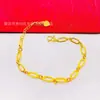 Nuevo Pulsera de Latón Chapado en Oro para Mujer, Pulsera Simple de Accesorios de Amor Estilo Coreano, Varios Pulseras Entrelazadas al por Mayor