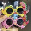 Gafas de Sol para Niños Súper Lindas y Adorables con Temática de Zoológico, Gafas de Sol Polarizadas, Gafas Pequeñas de Silicona de Dinosaurio para Bebés