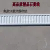 Linha de Gesso Francesa Teclas de Piano Cabeça de Tigre Ondulado Parede de Fundo de TV Pálpebras Duplas Teto Linha de Gesso Tira Decorativa