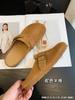 ¡buen uso de estilo extranjero! Zapatos Birkenau Pantuflas para Mujer Planas Primavera y Verano Capa Superior Piel de Vaca Zapatos sin Cordones Nuevos G040307