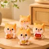 Paisaje en miniatura creativo Perro pastoral chino figurine linda que trae fortuna Decoración DIY adorno mini de escritorio para el hogar