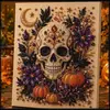 Nuevas Pegatinas de Perlas de Halloween Transfronterizas 5D Creativas Hechas a Mano Día de la Independencia Americana Pintura de Diamantes DIY Manualidades para el Hogar