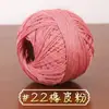 No. 6 Hilos de Encaje de Algodón y Lino, Hilo de Tejer Hecho a Mano, Algodón Puro Medio Fino Kit de Materiales DIY para Crochet, Hilo de Crochet para Suéter de Niños