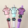 Uniforme de Enfermeira Mais Vendido Contas de Silicone Desenho Animado Série de Cuidados Médicos Joias DIY Pulseira Colar Estetoscópio Contas de Cola