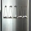 5 tipos de imanes para columpio de rama de árbol de panda, populares 3D creativos suaves y lindos tesoro nacional decoración del hogar imanes para refrigerador