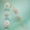 Star City S925 Pulsera de Estrella de Cinco Puntas de Doble Capa Plata de Ley para Niñas Combinación Versátil Lujo Ligero Joyería de Nicho Nueva China