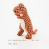 Juguete Sonoro para Perros Transfronterizo, Dinosaurio de Terciopelo de Maíz, Resistente a Mordidas, Interactivo, Anti-Desmontaje, Salud Bucal, Suministros para Mascotas al por Mayor
