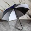 Guarda-chuva de Cabo Longo para Homem de Negócios Guarda-chuva de Golfe Grande Reto Duplo Automático Guarda-chuva Quadrado Impresso com Logo Presente