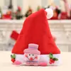 Regalos de Navidad Pegatinas de Navidad Sombreros de Navidad de Dibujos Animados Papá Noel Muñeco de Nieve Reno Sombreros Brillantes Decoraciones para Fiestas