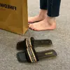 Sandalias de Exterior para Mujer Estilo Chanel 2026 Verano Nuevas Sandalias de Pescador Planas Casuales Slip-On Zapatos de Playa