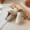 Pantuflas Birkenstock de lunares para niñas, estilo coreano, suaves, modelo nuevo primavera y otoño 2026, de suela blanda, no abrasivas, para niños, de punta cerrada