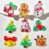 Homem de Gengibre de Natal Lantejoula Luminosa Alce Criativo DIY Grampo de Cabelo Corrente de Celular Chaveiro Pingente de Copo de Água Adesivo