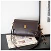 Bolso Retro de Cuero Encerado de Alta Gama Transfronterizo para Mujer 2026 Nuevo Estilo Simple de Moda Versátil Bolso Cuadrado Pequeño de Hombro Cruzado