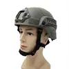 Capacete Tático Mickey 2000 Edição de Ação Simples com Trilho Leve para Uso Externo Treinamento de Controle de Distúrbios Cs Capacete de Serviço