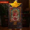 Tecido de algodão do Nepal pintura com pigmento mineral natural coração recursos financeiros Tianmu recursos financeiros grau mãe Thangka Buda 0,65m