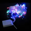 Luzes de Natal LED de 10m com Luzes Coloridas à Prova d'Água para Exterior Luzes de Árvore Decoração de Árvore Pendurada Cordão de Luz Colorido Piscante Colorido
