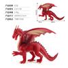 Simulação Batalha Ocidental Warcraft Cavaleiro Mítico Decoração Modelo Dragão Chinês Monstro Polvo Demônio de Gelo Boi de Pedra Monstro Pantera Negra