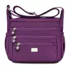 Bolso de Mujer 2026 Nuevo Modelo Transfronterizo Versátil Color Sólido Tela de Nylon Bolso de Mamá Gran Capacidad Hombro Único Cruzado Bolso Cuadrado Pequeño