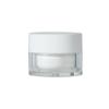 Em Estoque Frasco de Amostra 5g Creme Embalagem de Viagem Pacote de Teste Frasco Portátil para Máscara Cosmética Frasco de Skincare de Plástico PS Camada Dupla