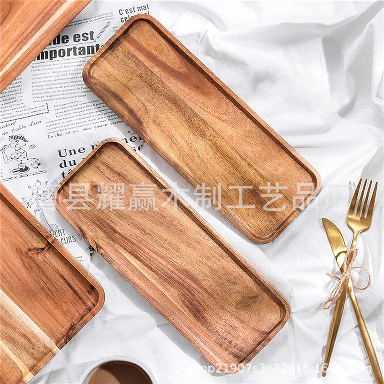 相思木托盘咖啡早餐面包托盘厨房实木用餐果盘点心瓜子盘BSCI