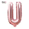 Globos de Papel de Aluminio de 16 Pulgadas, Números Dorados Rosados 0-9, Letras A-Z, Globos para Fiesta de Cumpleaños, Suministros, Decoración, Arreglo