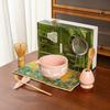 Exportar Batidor de Té Japonés Set de Té Matcha Cucharón de Té Cepillo para Matcha Cepillo Mezclador para Espumar Té con Leche Batidor de Té Cucharón de Té