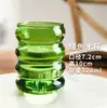 Taza de vidrio borosilicato de doble capa para el hogar, creativa, de aspecto atractivo, vaso de agua oruga, vaso de agua de vidrio resistente al calor