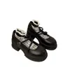 Zapatos Pequeños de Cuero Estilo Japonés Dulce Fresco Jk para Mujer Nuevos Primavera y Otoño 2025 Tacón Grueso Estilo Universitario Aumentadores de Altura Zapatos Mary Jane